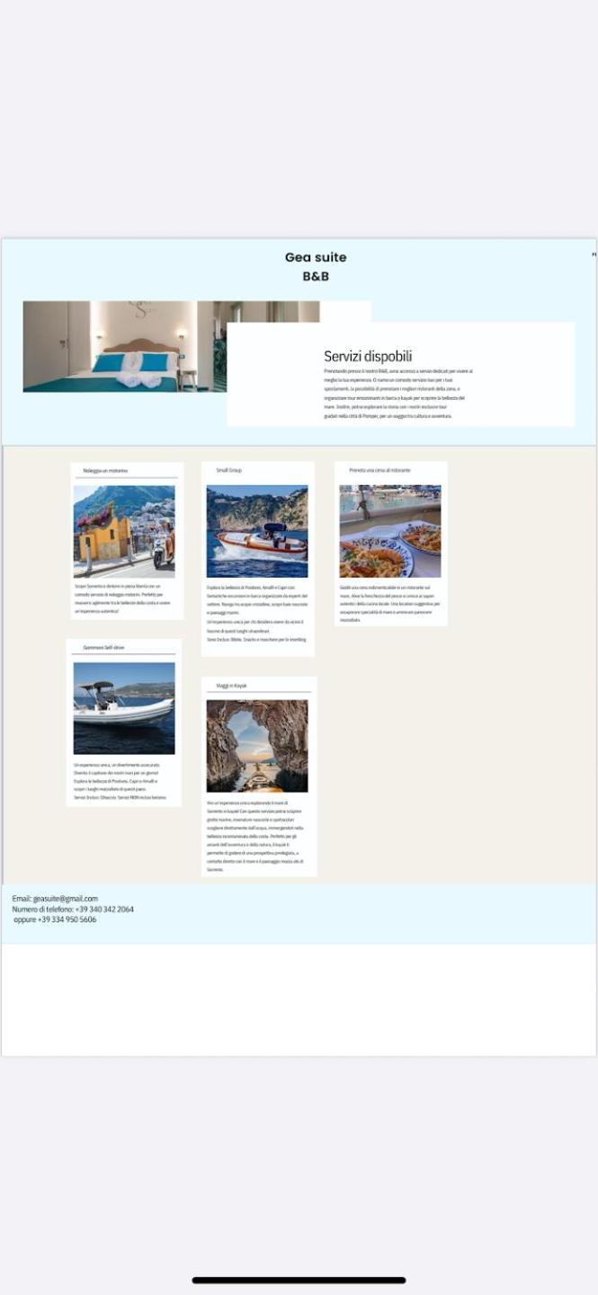 Gea Suite B&B Sorrento Exterior foto